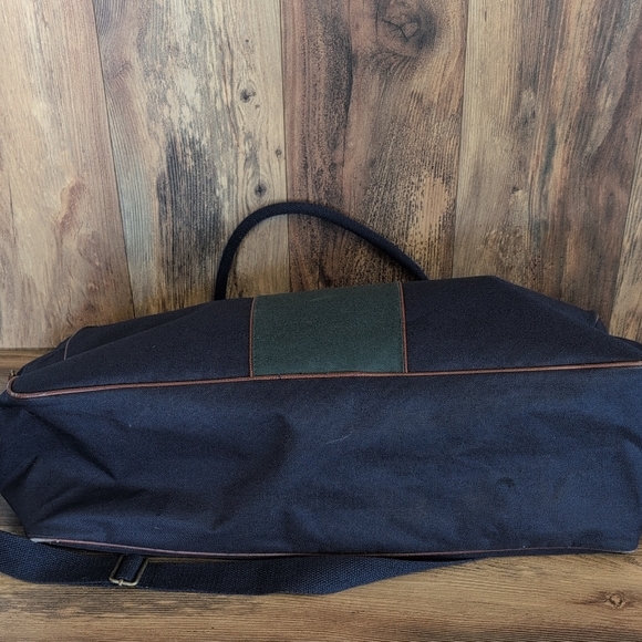 Polo by Ralph Lauren Navy Vintage Large Clutch Shoulder Duffel Bag          M600 - Picture 9 of 9